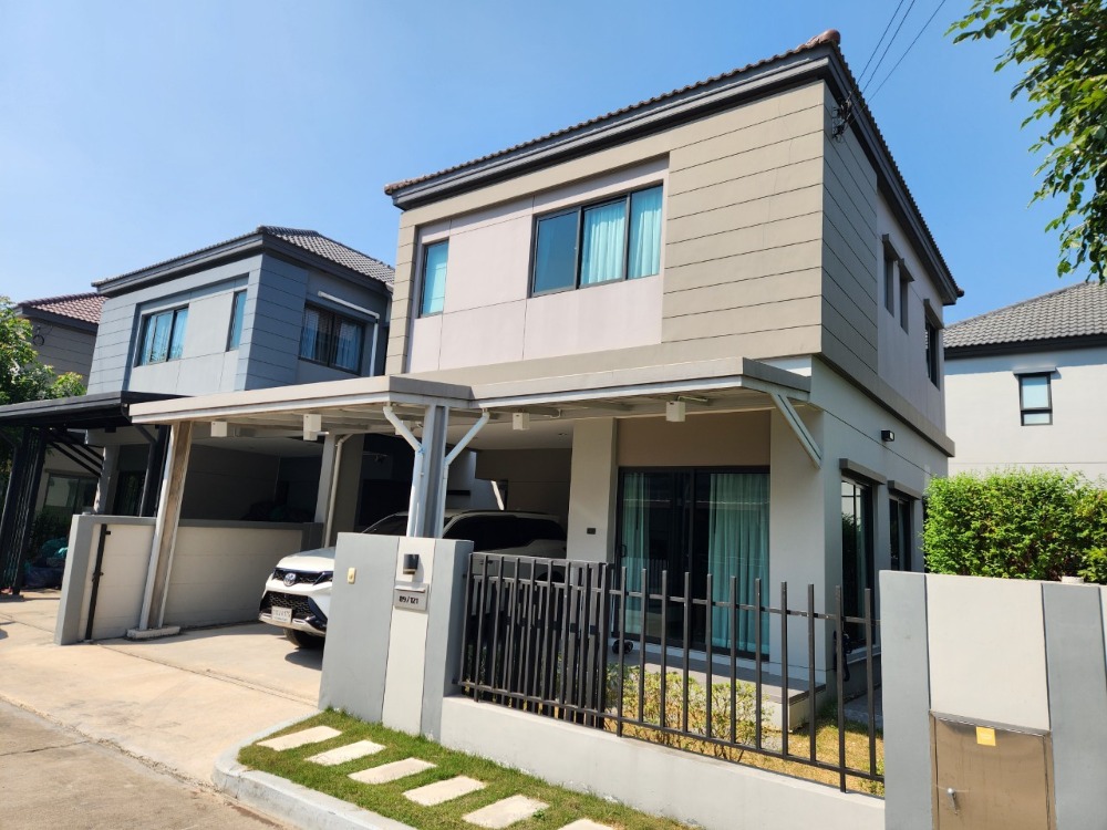 For SaleHouseNonthaburi, Bang Yai, Bangbuathong : House for sale, Venue Westgate, from SC ASSET, 148 sq m., already extended, new house, near Kanchanaphisek Road, Bang Yai.