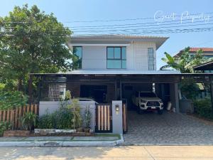 For SaleHouseRama 2, Bang Khun Thian : sell!!!! 2-story detached house, 4 bedrooms, 4 bathrooms, 4 parking spaces, beautifully decorated, ready to move in. Manthana Village Rama 2-Thian Talay Bang Khun Thian District, Bangkok