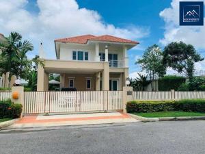 For SaleHouseRayong : Sinthawee Garden 2 Project: Rayong-Ban Chang, corner detached house, a perfect combination of house and nature, quality project amidst a shady environment. Enjoy relaxing amidst beautiful gardens.