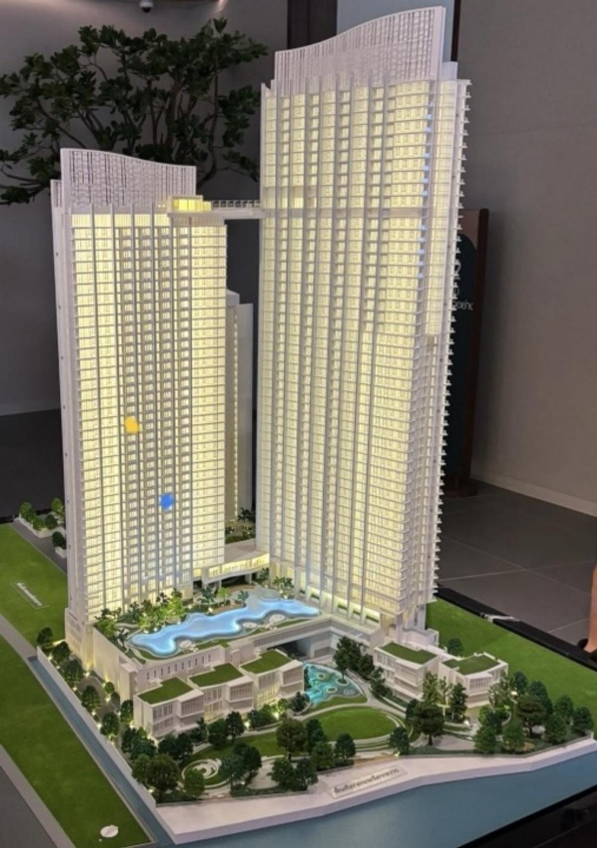 Sale DownCondoRama 8, Samsen, Ratchawat : **Wan Wela at Chao Phraya 1 bedroom 1 bathroom** (Down payment sale) 15th floor