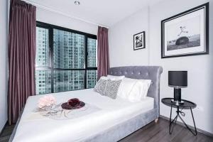 For RentCondoOnnut, Udomsuk : For rent The Base Park West, nice room, 14th floor.