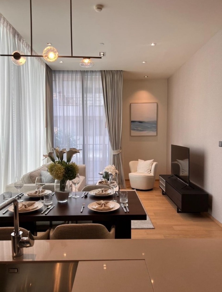 For SaleCondoWitthayu, Chidlom, Langsuan, Ploenchit : ❖ Modern Luxury ❖ 00+ floor, 74.00 sq.m., 2 beds | Fully furnished | Condo near Central Chidlom 210 m., BTS Chidlom 400 m.