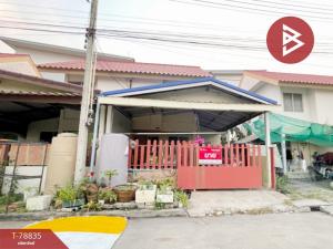 For SaleHouseChachoengsao : 2-story semi-detached house for sale, Eua-Athorn Village, Lat Khwang, Chachoengsao, ready to move in.