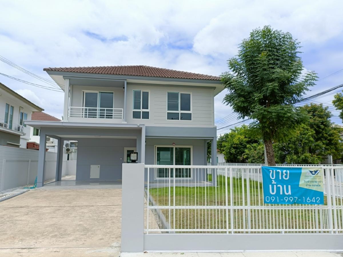 For SaleHousePhutthamonthon, Salaya : Urgent sale, very special price, detached house 80 wa, corner house, Pruklada Pinklao-Sai 5, next to Borommaratchachonnani, near Mahidol Salaya (completely renovated house)