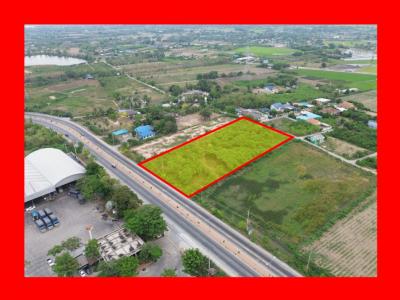 For SaleLandPhutthamonthon, Salaya : Land for sale, next to Malai Man Road, 5 rai 3 ngan 16 sq w, suitable for business. CC