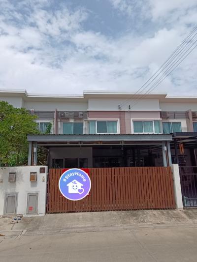 For SaleTownhouseMahachai Samut Sakhon : Townhome for sale, beautifully decorated, ready to move in, Supalai Bella Rama 2-Pantai Norasing, 139 sq m, 27.8 sq m.