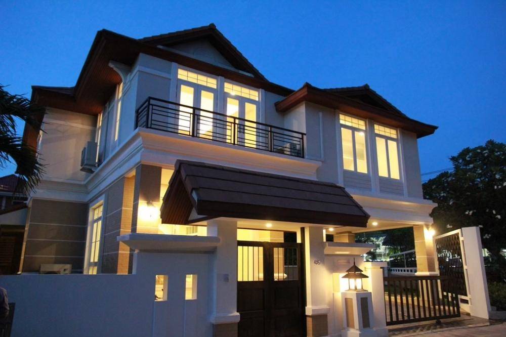 For RentHouseSamut Prakan,Samrong : Single house for rent, single house, Pimanda Sireen, near Makro Bang Phli, only 8 minutes.