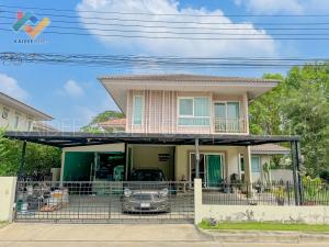 For SaleHouseRama5, Ratchapruek, Bangkruai : Single house, Kanasiri Wongwaen - Rama 5, corner house, Main Road.