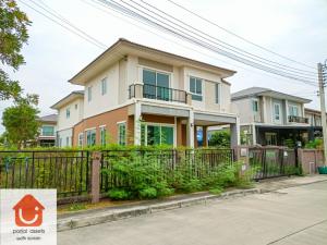 For SaleHouseSamut Prakan,Samrong : ✨Single house for sale 🏡 Passorn Thepharak-Bangna Beautiful detached house, corner plot, 2 floors, 3 bedrooms 🛏️ size 62.1 sq m, Thepharak location.