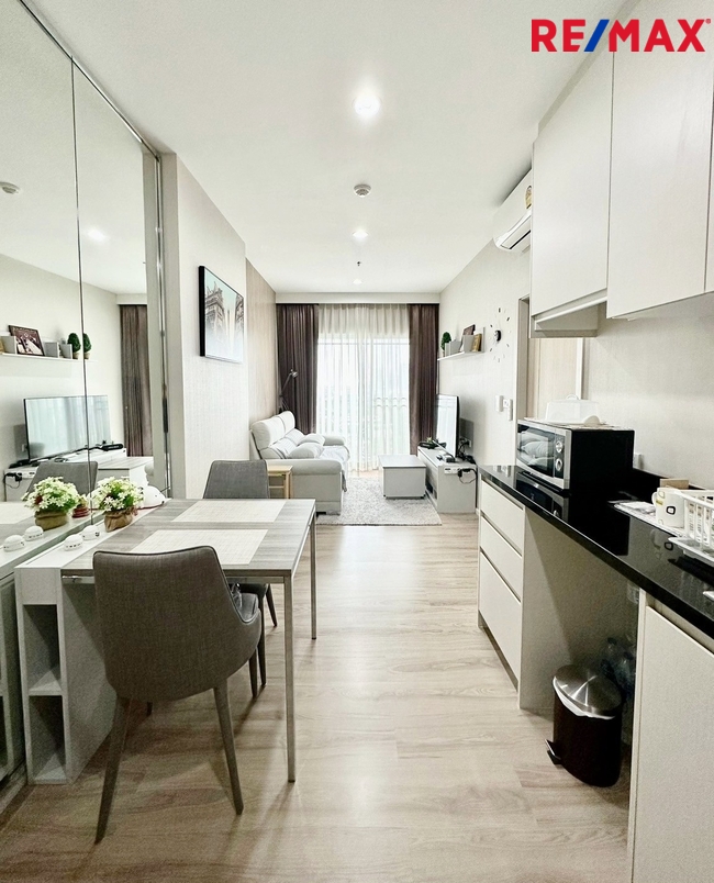 For SaleCondoRama5, Ratchapruek, Bangkruai : Amber by Eastern Star Condo, next to the MRT Purple Line, Tiwanon Intersection, size 35 sq m., ready to move in.