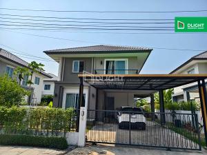 For SaleHouseSamut Prakan,Samrong : Single house, Chuan Chuen Village, Bangna, Bang Bo, area 63.2 sq m, 3 bedrooms, 2 bathrooms, price 4.3 million baht.