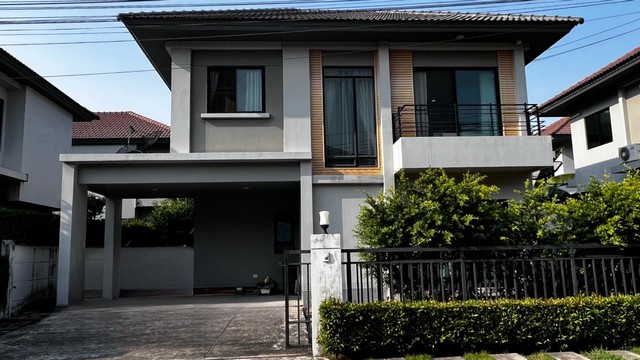 For SaleHouseNawamin, Ramindra : Detached house 2 storeys, Life Bangkok Boulevard Village Ramintra 65 : 50.3 sq.wa. 162 sq.m. 3 bedrooms / 3 bathrooms