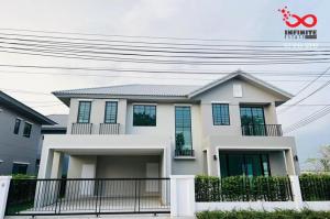 For SaleHouseBangna, Bearing, Lasalle : For sale and rent, 2-story detached house, 63 square meters, Chuan Chuen Village, Prime Village Bangna.