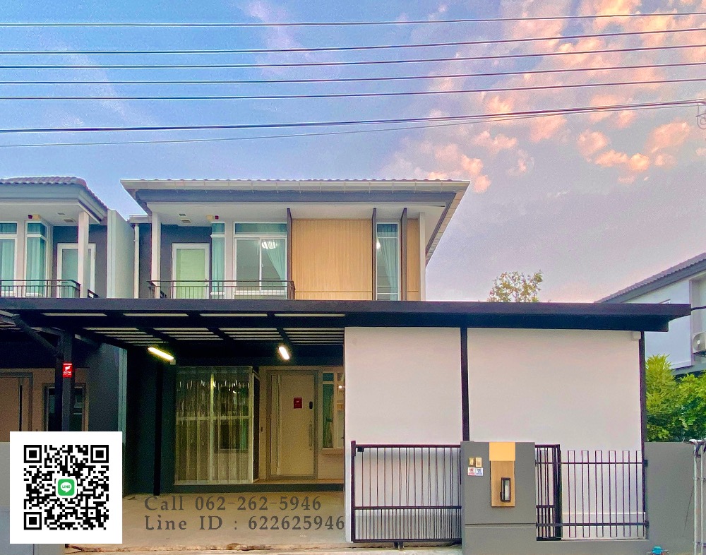 For SaleHouseRama5, Ratchapruek, Bangkruai : House for sale, Inizio 3 Pinklao-Wongwaen project, 3 bedrooms, 3 bathrooms, addition of 3 multi-purpose rooms. and garage vinyl roof. Contact 062-262-5946