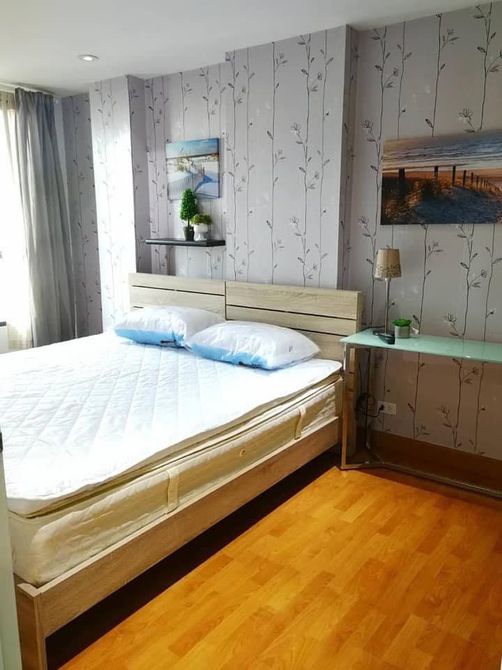 For RentCondoOnnut, Udomsuk : Good price 🔥 For rent President S81 near BTS On Nut 🚝 Room 35 sq m. 8th floor Many facilities around the project, convenient to walk, near BTS, expressway, beautiful room, fully furnished, ready to move in