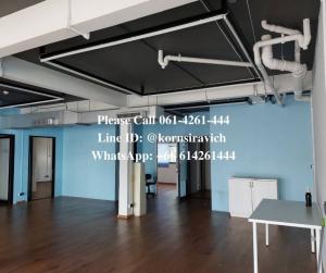 For RentOfficeKhlongtoei, Kluaynamthai : Office for rent, 3rd floor, with elevator, size 200 square meters, Soi Manorom, Rama 4 Road, Khlong Toei District, Bangkok