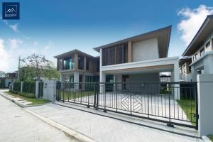 For SaleHouseNawamin, Ramindra : Burasiri Watcharapol | Burasiri Watcharapol - large corner detached house | New series of house designs that emphasize light in the house and are open and airy. Merge as one with nature