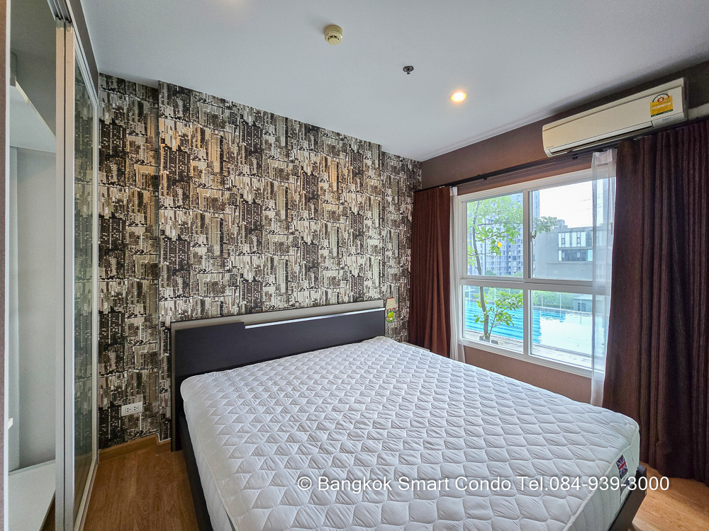 For RentCondoBang Sue, Wong Sawang, Tao Pun : Condo for rent, The Parkland Ratchada-Wong Sawang, 1 bedroom, 30 sq m., 7th floor, beautiful room, pool view, ready to move in K3972