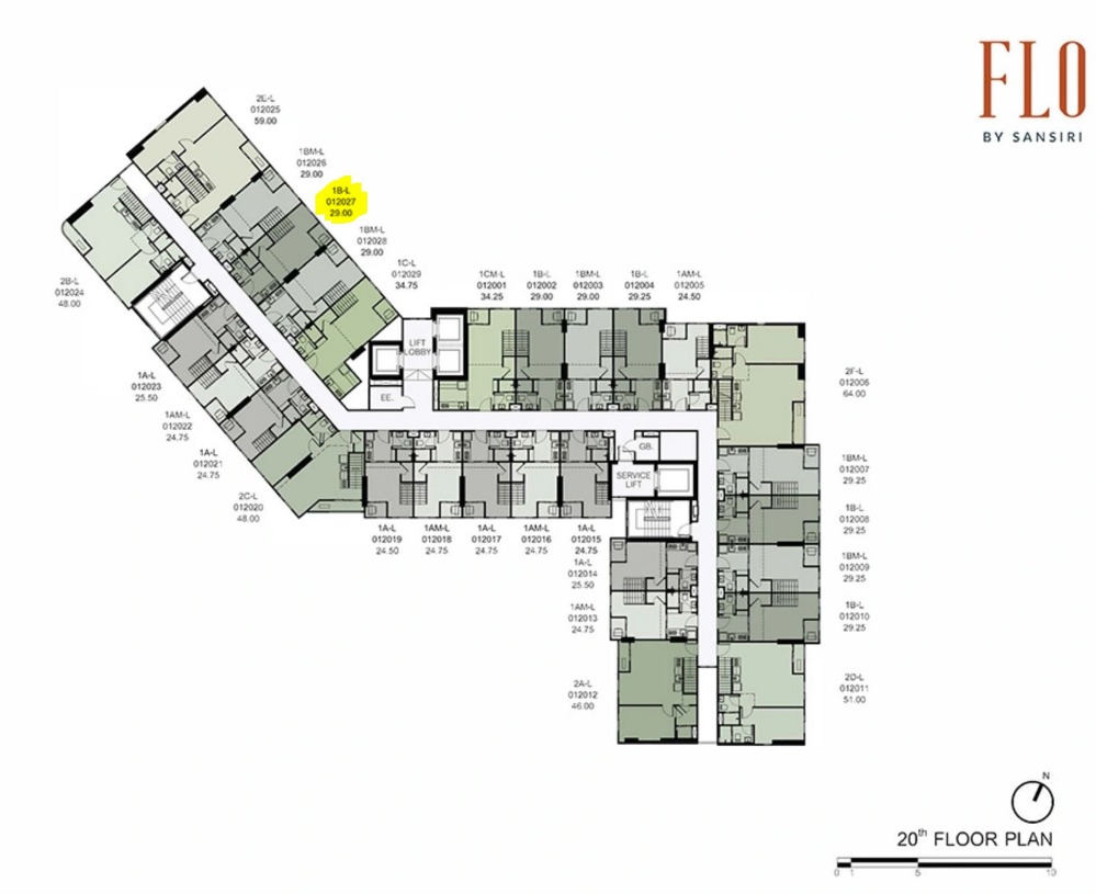 Sale DownCondoWongwianyai, Charoennakor : RARE ITEM for sale down payment FLO BY SANSIRI, loft room, 20th floor, river view, good price (buy during VVIP round)