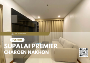 For RentCondoWongwianyai, Charoennakor : For rent🔥Supalai Premier Charoen Nakhon🔥Furniture Complete with electrical appliances, near BTS Khlong San.