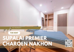 For RentCondoWongwianyai, Charoennakor : For rent 📌Supalai Premier Charoen Nakhon📌 beautifully decorated and fully furnished. Electrical appliances, near BTS Khlong San and Icon Siam