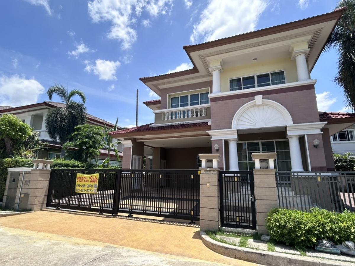 For SaleHouseLadkrabang, Suwannaphum Airport : Land and House house for sale (Nantawan Suvarnabhumi Kingkaew) price 10.5 million / (Single house for sale, Choklap direction, size 84 sq m, usable area 337 sq m.