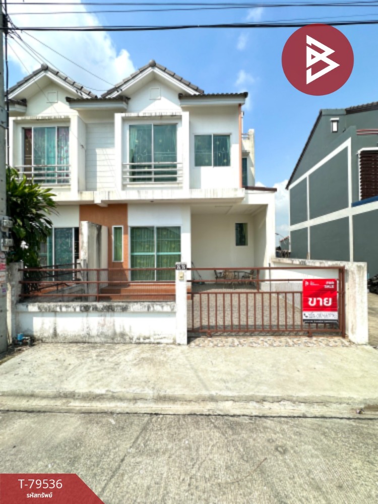 For SaleTownhouseMin Buri, Romklao : Townhouse for sale Nantawan Sakuldee Village, Nong Chok, Bangkok