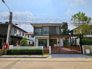 For SaleHouseNawamin, Ramindra : Large 2-story detached house for sale, Habitia Orbit Hathairat Village, Sansiri Project. Sam Wa East, Khlong Sam Wa, along Kanchanaphisek Expressway, Outer Ring Road, Safari World, Ruamrudee International School. Don Mueang Airport Panya Indra Golf Course