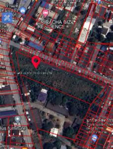 For RentLandSriracha Laem Chabang Ban Bueng : Large plot of land for rent, Sothurakit, Rai Kluai-Sriracha Road.