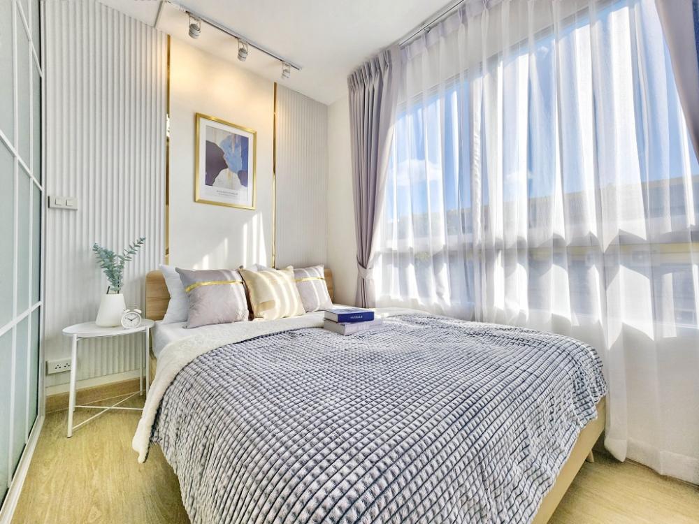 For SaleCondoNawamin, Ramindra : Plum Condo Nawamin 86, a project on Nawamin Road, beautiful room, free‼️full set of furniture, water heater. Looking for a ready-to-move-in condo with easy installments? This place is the answer.