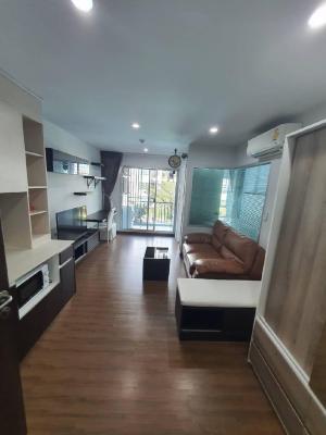 For RentCondoChaengwatana, Muangthong : Condo for rent, Hallmark Chaengwattana, size 34 sq m. 8000 / month, complete electrical appliances.