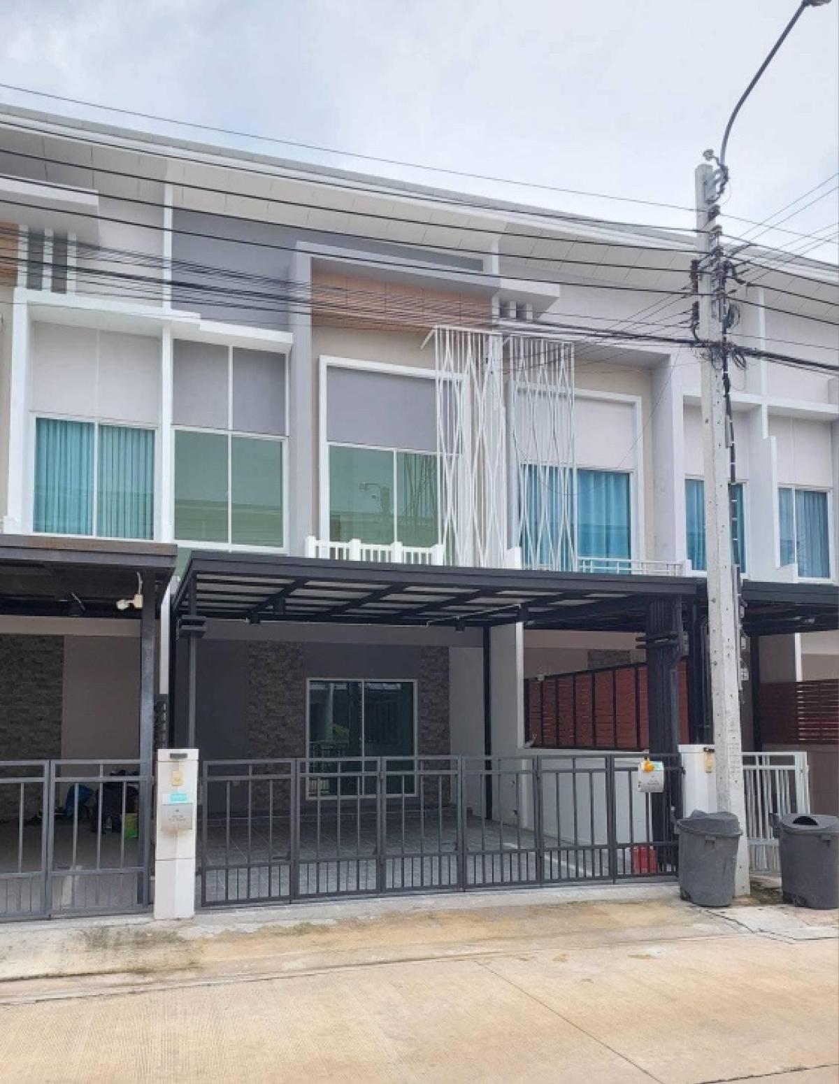 For SaleTownhouseRama5, Ratchapruek, Bangkruai : Townhouse brand Property Perfect near MRT Sai Ma, easy installment, close to the city