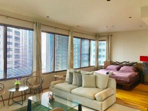 ให้เช่าคอนโดสุขุมวิท อโศก ทองหล่อ : for rent condo The Emporio place studio fully furnished (S03-1560)