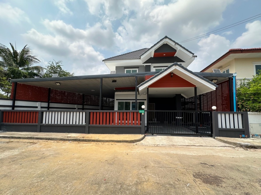 For SaleHouseNonthaburi, Bang Yai, Bangbuathong : 2-story detached house for sale, Laphawan Village 1, Bang Kruai-Sai Noi, area 50 sq m, behind edge.