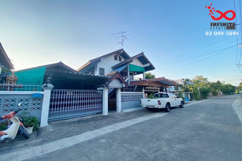 For SaleHouseChaengwatana, Muangthong : 2-story detached house for sale, 66 square meters, Ngamwongwan Road. Soi Ngamwongwan 19