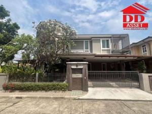 For SaleHouseLadkrabang, Suwannaphum Airport : For sale, 2-story detached house, Golden Nakara On Nut 65, Rama 9-Motorway (Golden Nakara Onnut 65), corner house, code H8055.