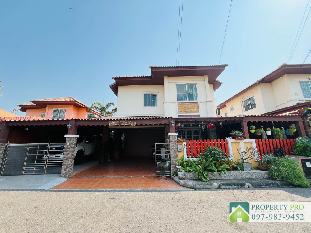 For SaleHouseMahachai Samut Sakhon : EL24S-014 House for Sale at Sue Trong Sarin Sinsakorn, 3 bedroom 53 SQW 138 SQM Near Rama2 Mahachai