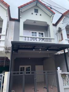 For SaleTownhouseNawamin, Ramindra : For sale cheap, 2nd floor, 16 sq m, Lert Ubon Village, Watcharaphon, Ruammit Phatthana Road, house has 3 bedrooms, 2 bathrooms.