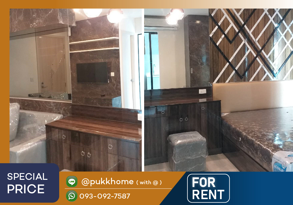 For RentCondoRama9, Petchburi, RCA : For rent, Life Asoke 🚄 next to MRT Phetchaburi / very good price, high floor, decorated, ready to move in. Update rooms every day 📞 Line:@pukkhome (with @ )