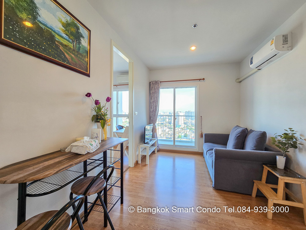 For RentCondoBang Sue, Wong Sawang, Tao Pun : Condo for rent, The Parkland Ratchada-Wong Sawang, 2 bedrooms, 62 sq m., 28th floor, beautiful room, good price, ready to move in K3978