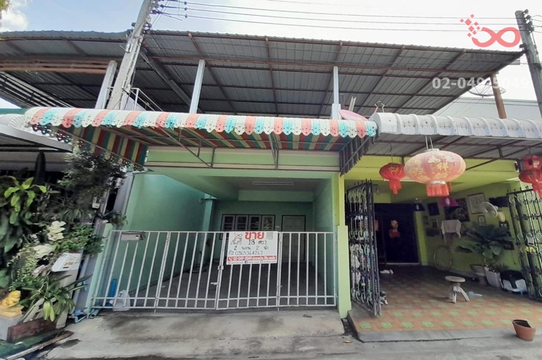 For SaleTownhouseNakhon Pathom : 2-story townhouse for sale, Baan Watchara Nakhon, 18 square wah, Sanam Chan, Nakhon Pathom