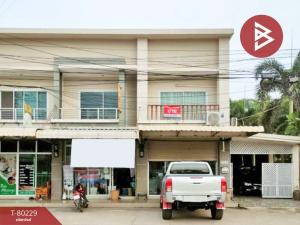 For SaleShophouseSa Kaeo : Urgent sale, 2-story commercial building, City Park Village, Sa Kaeo, city center.