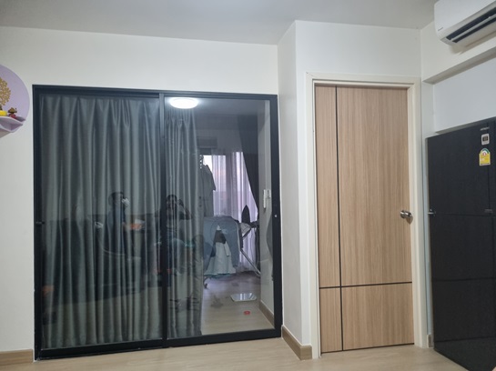 For SaleCondoPathum Thani,Rangsit, Thammasat : Condo for sale, Ploen Ploen, 2 bedrooms (corner room), Soi Workpoint, Rangsit 🌳