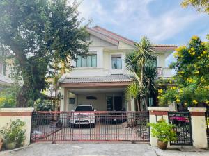 For SaleHouseSeri Thai, Ramkhamhaeng Nida : 2-story detached house for sale, Setthasiri Village. Ring Road - Sukhaphiban 2