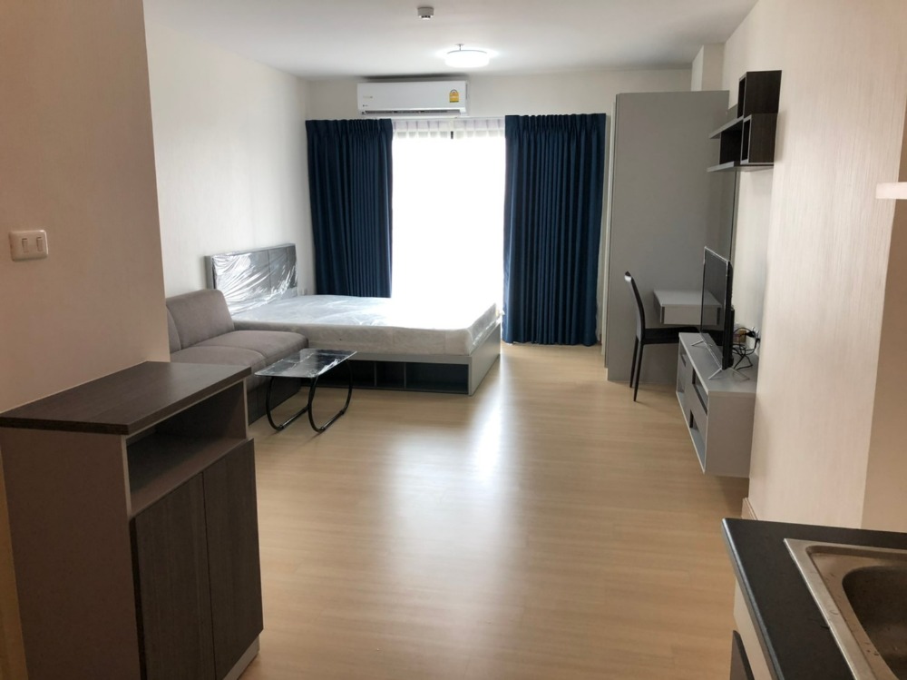 For SaleCondoRattanathibet, Sanambinna : Condo for sale SUPALAI LOFT Khaerai, studio room, near the Pink Line MRT 300 meters (very new, condition 99%)