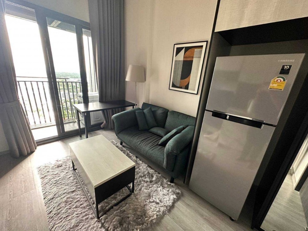 For SaleCondoOnnut, Udomsuk : Condo for sale The Line Sukhumvit 101 (The Line Sukhumvit 101) #Next to Sukhumvit Road, near BTS Punnawithi 250 meters, size 1 bedroom, 27 sq m, 30th floor #Chao Phraya River view Panoramic city view (Room fully furnishe