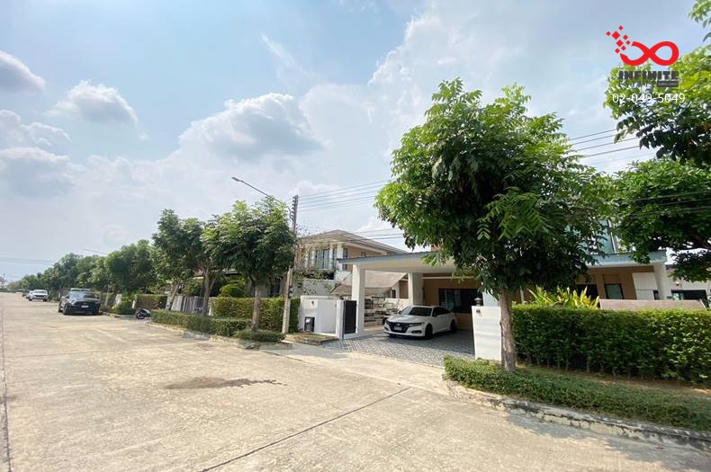 For SaleHousePathum Thani,Rangsit, Thammasat : 2-storey detached house for sale, 84.5 square meters, Le Man Village, Thanya, Liap Klong 7 Road.