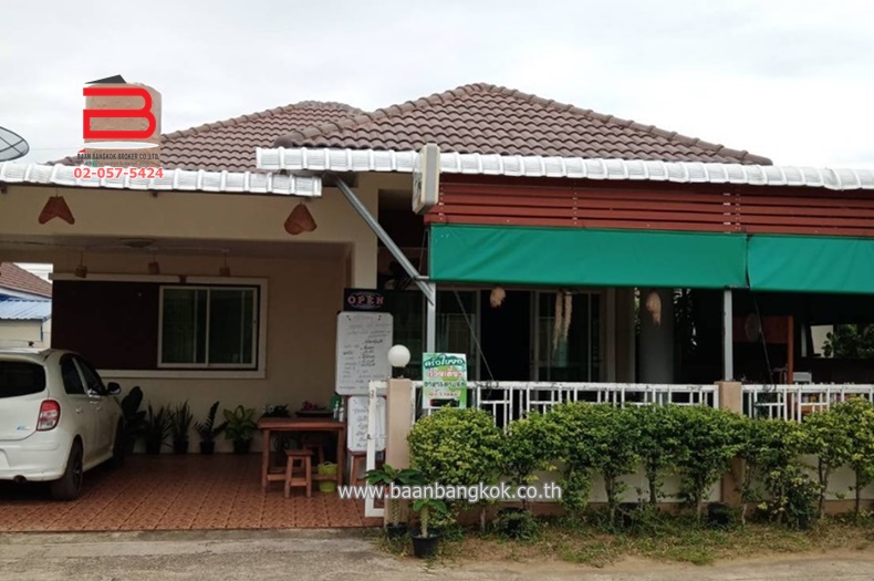 For SaleHousePrachin Buri : Single house, Kong Ngoen City Home Village 304, area 52 sq m., Chachoengsao-Kabitburi Road 304, Si Maha Phot District, Prachinburi Province.