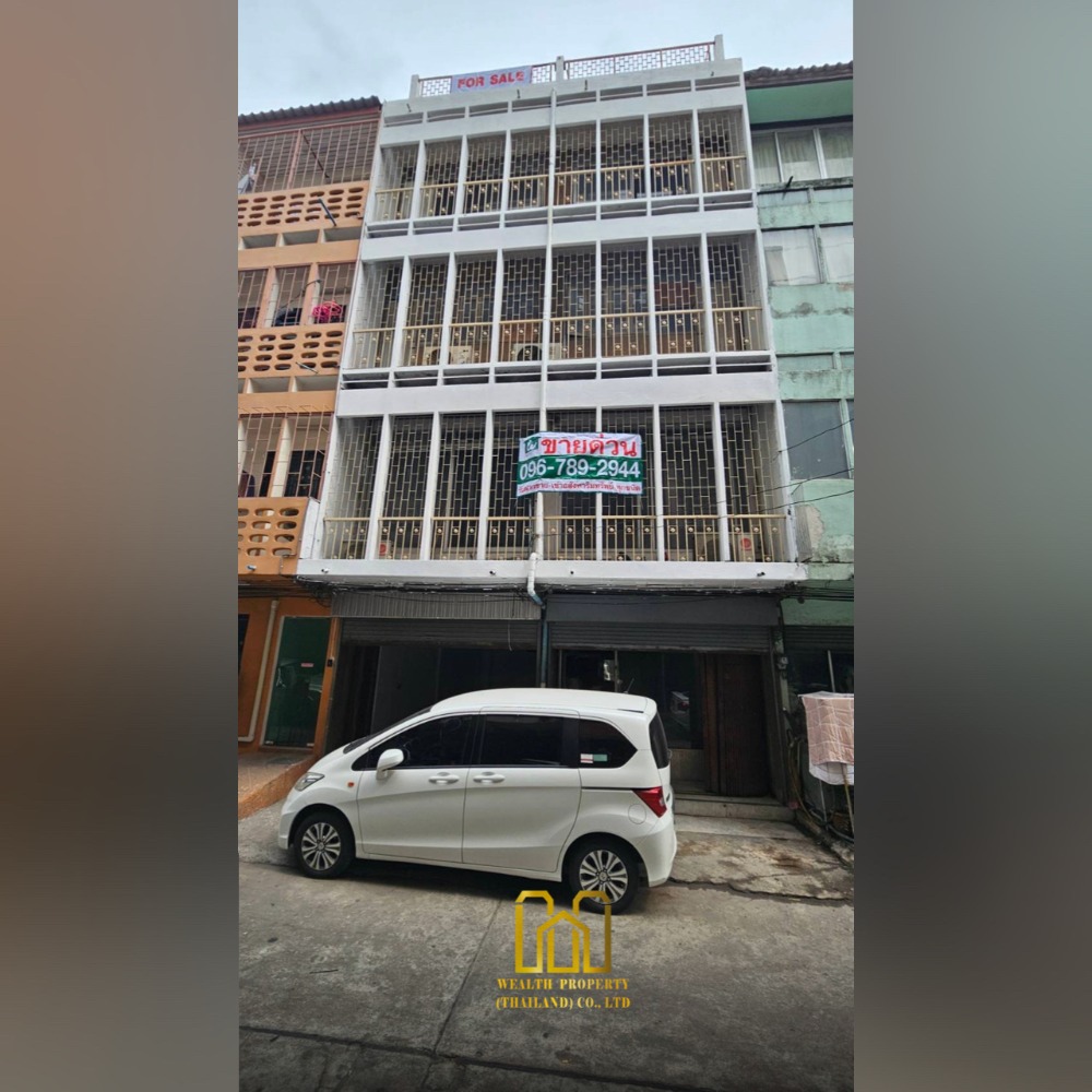 For SaleShophouseRatchathewi,Phayathai : Commercial Building for sale | 2 blocks | 28 sq.wa | 5 storeys | Rachaprarop | near Airport Link