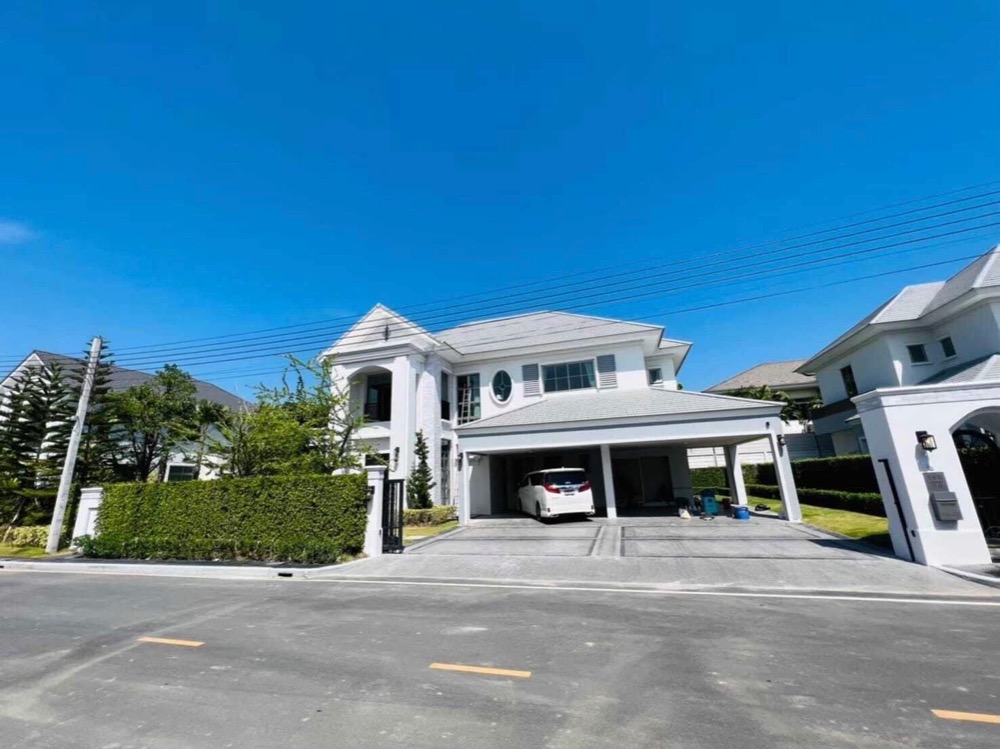 For SaleHouseLadkrabang, Suwannaphum Airport : ⭐️🏠⭐️ Project house for sale ⟡ 𝐏𝐞𝐫𝐟𝐞𝐜𝐭 𝐌𝐚𝐬𝐭𝐞𝐫𝐩𝐢𝐞𝐜𝐞 𝐒𝐮𝐤𝐡𝐮𝐦 𝐯𝐢𝐭 𝟕𝟕 ⟡ Big luxury house ✨Beautifully decorated, ready to move in ✨ Complete functions ❛ 𝟰 bedroom, 𝟰 bathroom ❜ ⭐️❤️⭐️